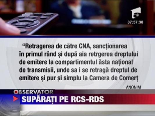 Plangeri impotriva RCS&RDS