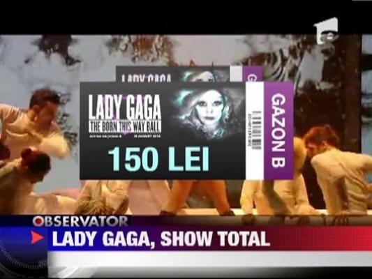 Mai sunt doar cateva ore pana cand biletele pentru Lady Gaga vor fi puse in vanzare