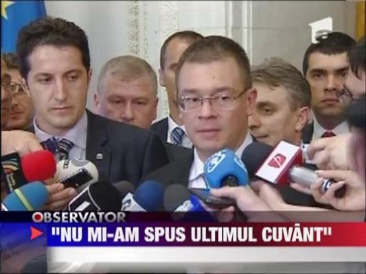 Ungureanu si ministrii sai s-au reunit de urgenta la Palatul Victoria