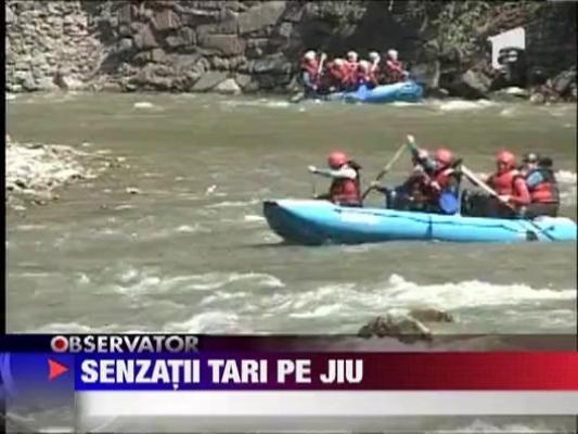 Rafting pe Jiu