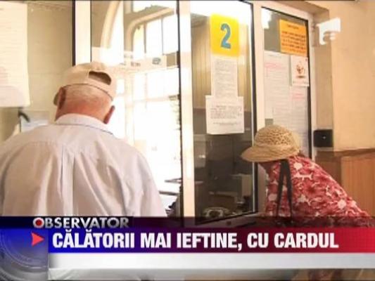 Calatorii mai ieftine cu  „Cardul TrenPlus"