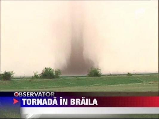 Tornada de praf in Braila