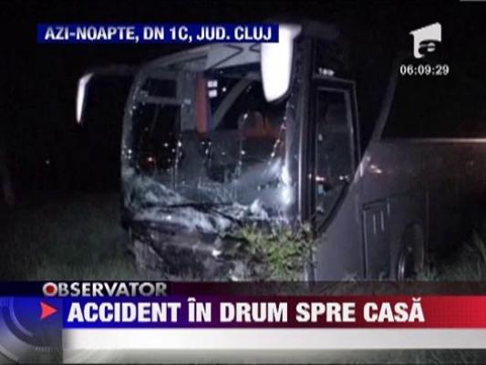 Accident in drum spre casa