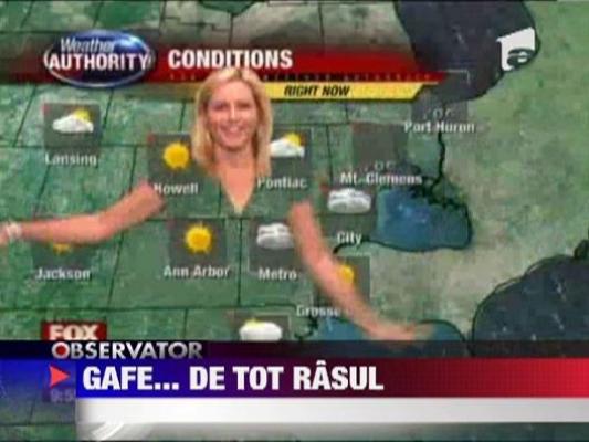 SUA: Prezentatoarea invizibila la meteo