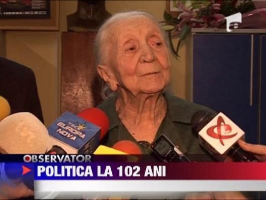 Femeia de 102 ani, membru de partid