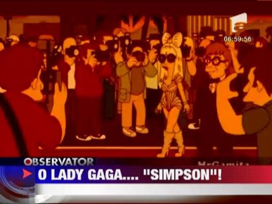 Lady Gaga, personaj de desene animate