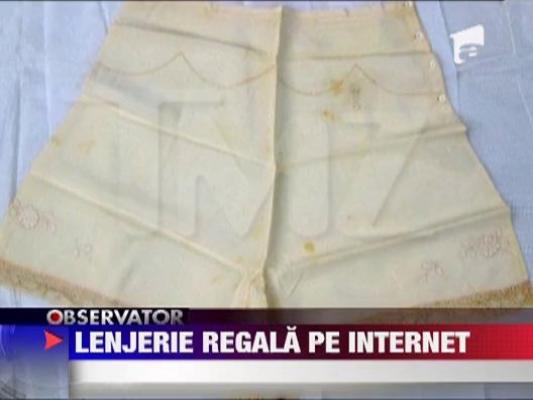 Lenjeria reginei Elisabeta a II-a a Marii Britanii, vanduta pe internet