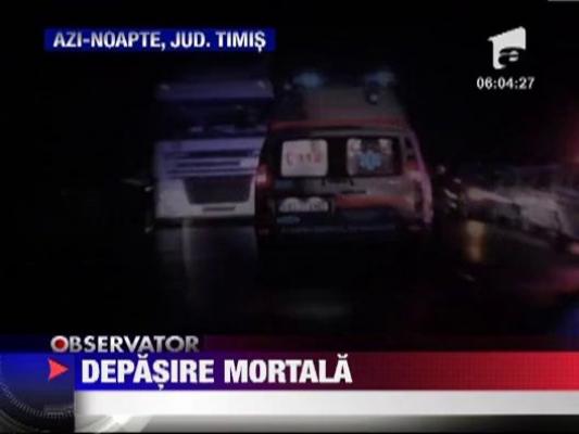 Depasire mortala, in Timis