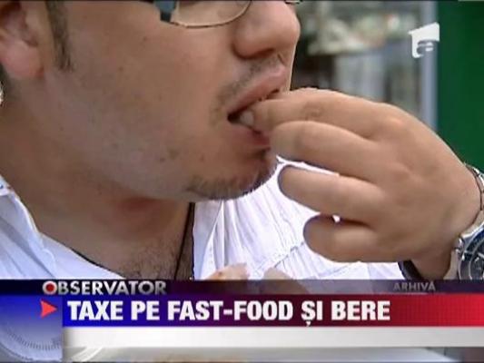 Taxa pe fast-food si bere