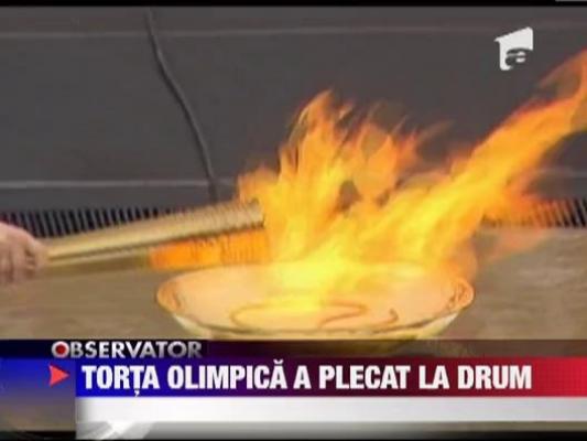 Torta Olimpica a plecat la drum