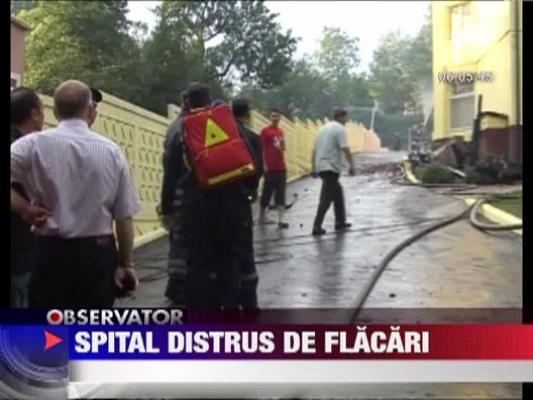 Spital distrus de flacari