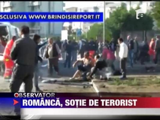 Sotia suspectului in cazul atentatului cu bomba din Italia este romanca