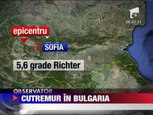 Cutremur cu magnitudinea de 5,6, in Bulgaria