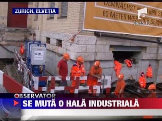 O hala industriala din Zurich, mutata pe sine