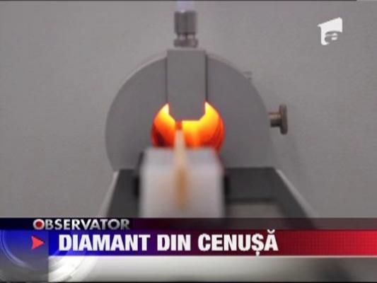 Diamant din cenusa umana