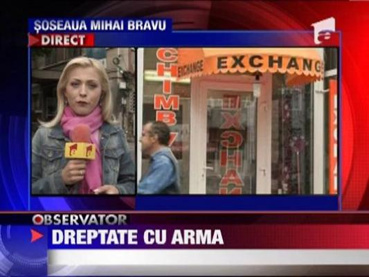 Focuri de arma in centrul Capitalei