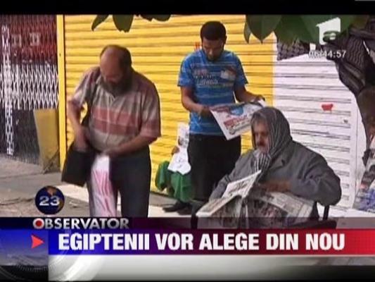 Al doilea tur de scrutin al alegerilor prezidentiale din Egipt