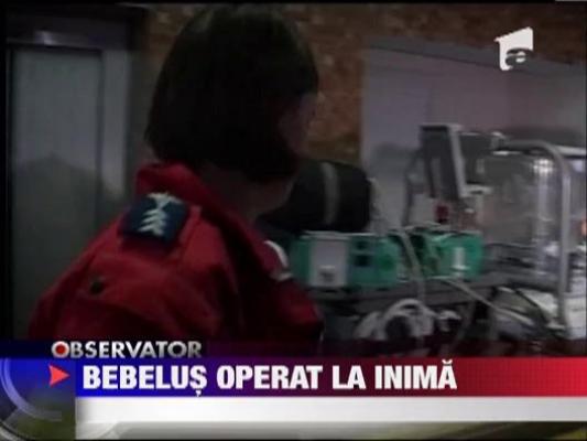 Bebelus operat la inima