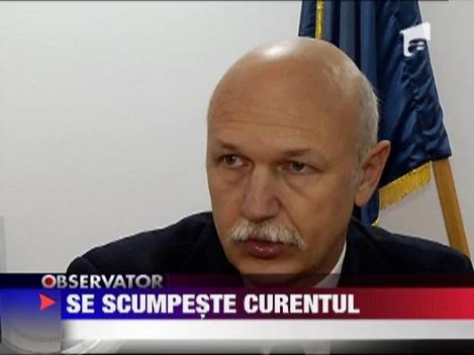 Energia electrica se scumpeste cu 5%