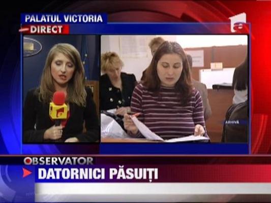 Zeci de mii de romani care au datorii la buget ar putea primi in continuare ajutoare de la stat