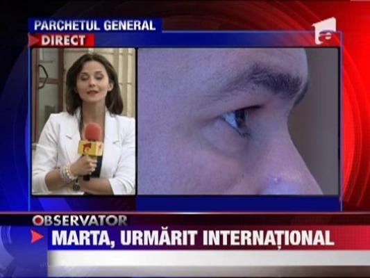 Codrut Marta, dat in urmarire internationala