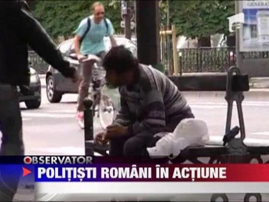 Franta: Politisti romani in actiune