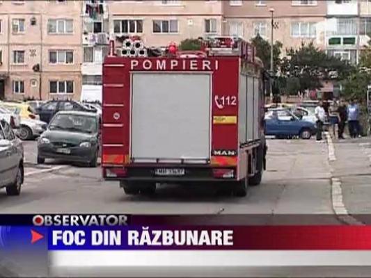 Un pitestean a dat foc masinii sotiei cu care se afla in divort, pentru a se razbuna