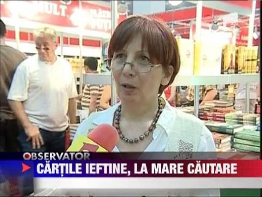 Cartile ieftine, la mare cautare la Bookfest