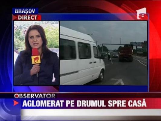 Aglomerat pe drumul spre casa