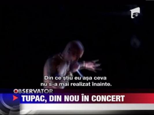 Tupak, readus la viata sub forma unei holograme