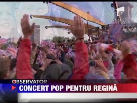 Concert pop pentru regina Elisabeta