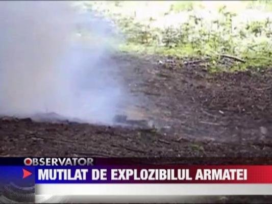 UPDATE! Copil mutilat de explozibilul armatei