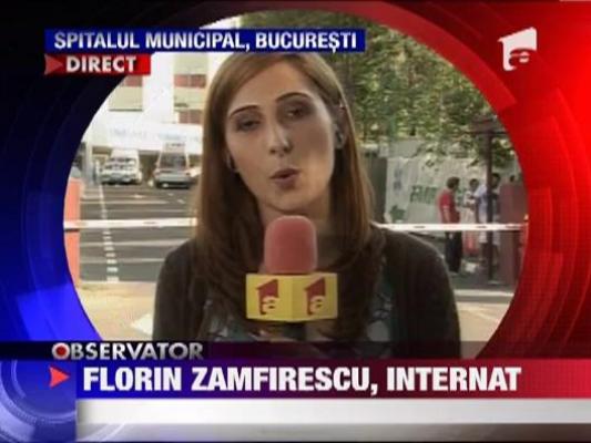 Actorul Florin Zamfirescu internat de urgenta