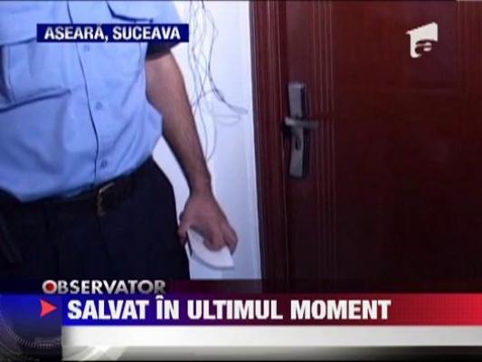 Salvare pe muchie de cutit in Suceava