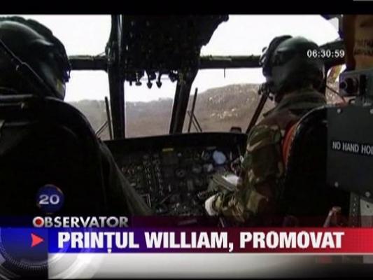 Printul William, promovat in cadrul Fortelor Aeriene Regale