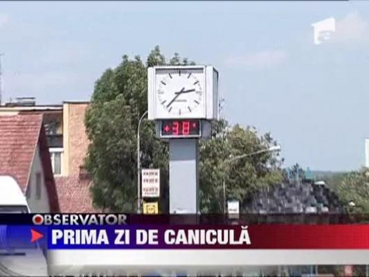 Prima zi de canicula din 2012, in Romania