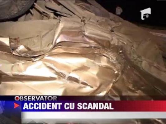 Accident cu scandal, la Constanta