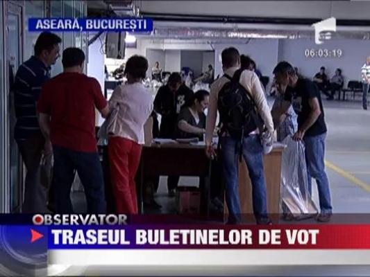 Traseul buletinelor de vot