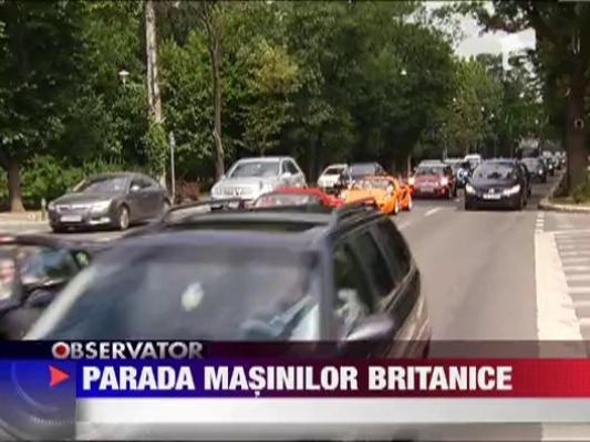 Jubileul de diamant al reginei Elizabeth, sarbatorit in Capitala cu masini sport si hituri englezesti
