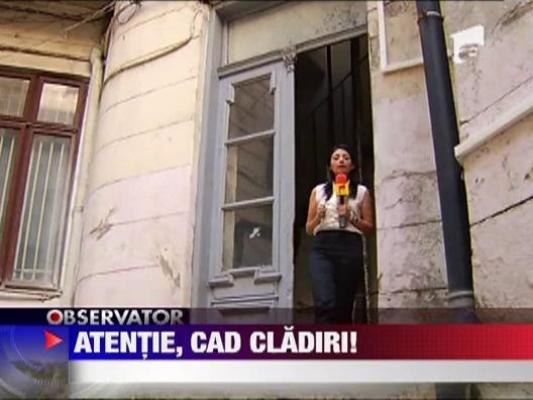 Cladirile subrezite din Bucuresti se pot prabusi un seism mic