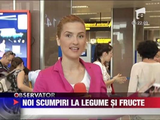 Noi scumpiri la legume si fructe