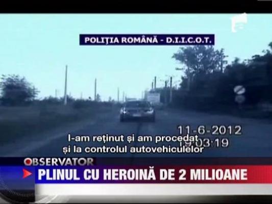 UPDATE / Captura de heroina in valoare de 2 milioane de euro