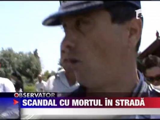 Scandal cu mortul la poarta cimitirului