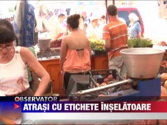 Romanii, pacaliti de comerciantii din piata