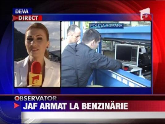 UPDATE / Jaf armat la o benzinarie din Deva
