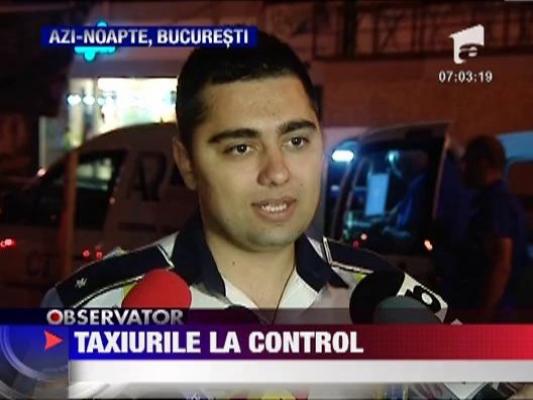 Razie printre taximetristii bucuresteni