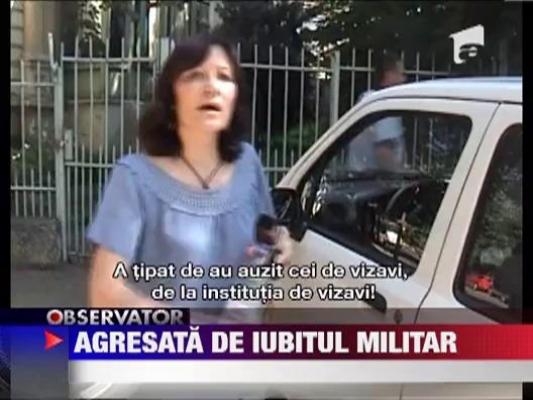 Tentativa de omor la Iasi: Un fost militar a incercat sa-si sugrume concubina in plina strada