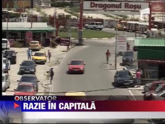 Razie intr-un complex comercial de la marginea Capitalei