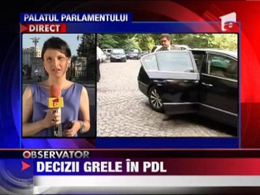 Decizii grele in PDL