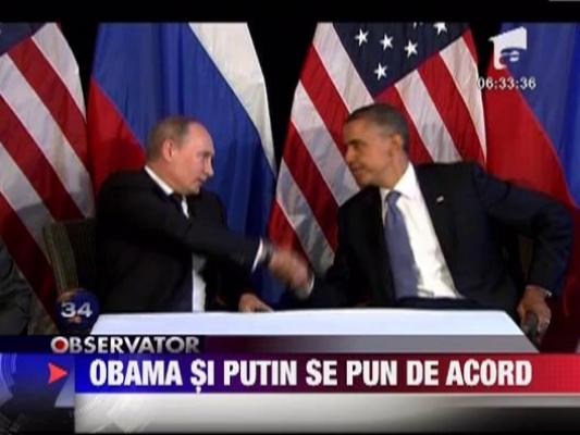 Barack Obama si Vladimir Putin au cerut incetarea violentelor din Siria